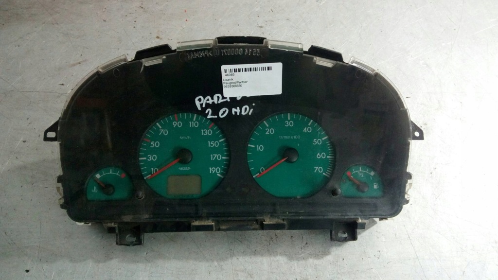 фото №1, Счетчик peugeot partner 2.0 hdi 9639368680