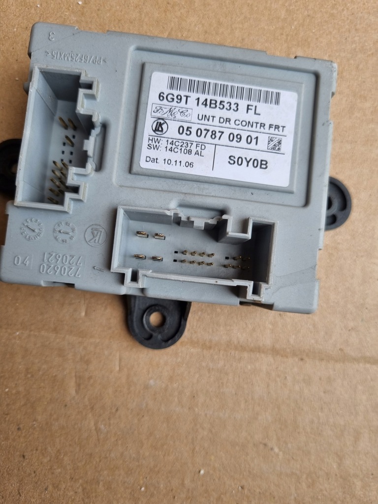 фото №5, Модуль дверь ford s-max mk1 6g9t14b533fl