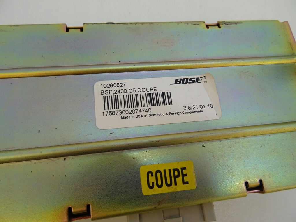 фото №4, Corvette c5 підсилювач bose модуль бортовий комп'ютер блок керування радіо динаміків