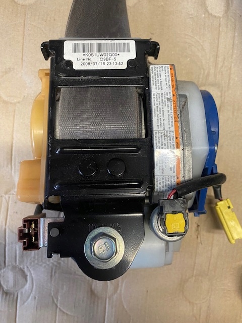 фото №3, Honda accord viii pas натягувач лівий 08-15 pod радар cmbs anglik