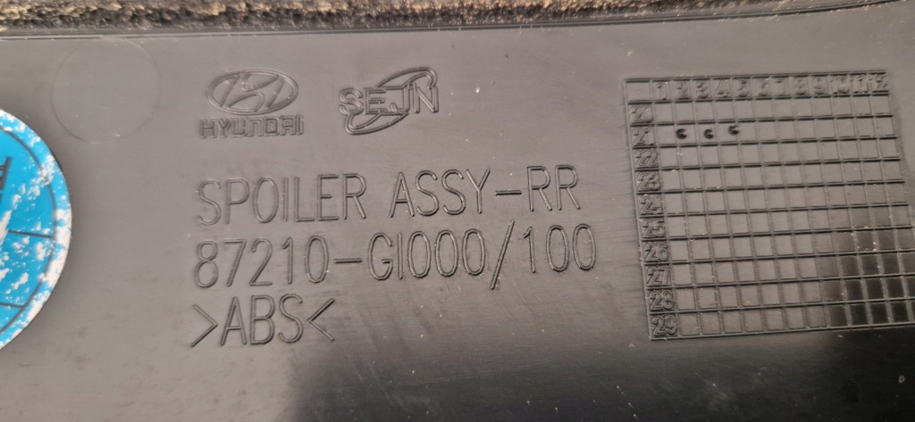 фото №10, Hyundai ioniq v 5 спойлер кришки задня