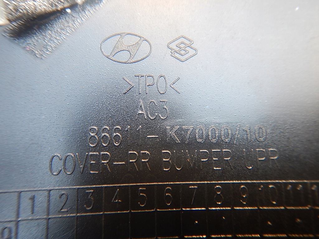 фото №14, Hyundai i10 iii 19- бампер задняя задний 86611-k7000