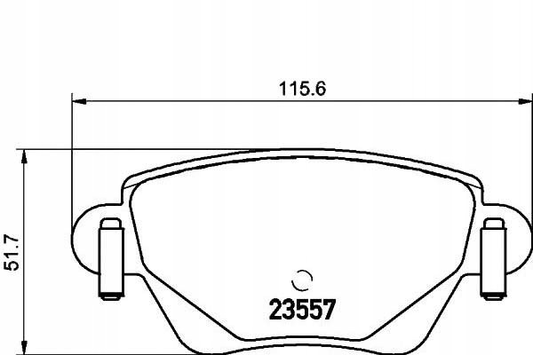 Гальмівні колодки ham. ford t. mondeo 00- textar 2355701 Київ