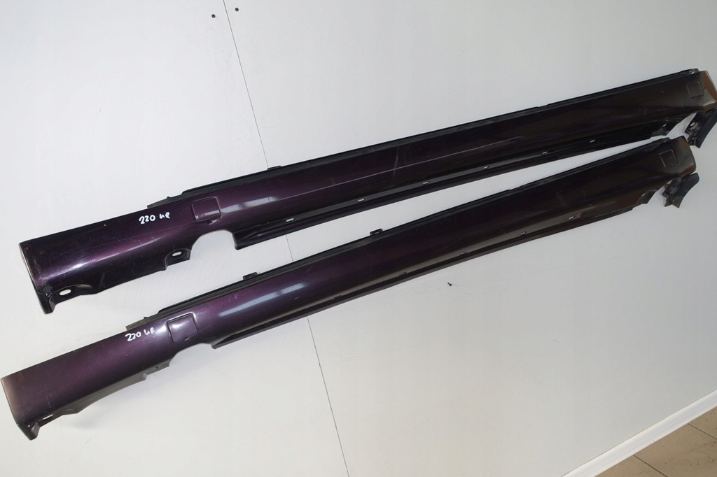 фото №5, Mercedes w220 накладки пороговые пороги молдинг левая правая s-klasa