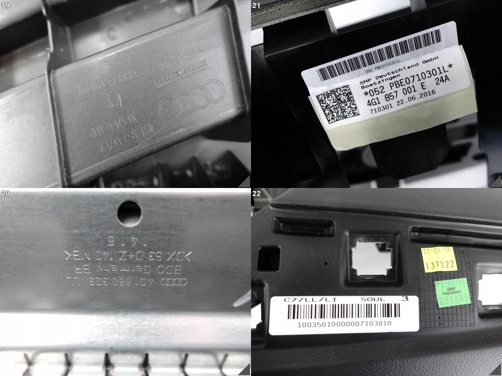 фото №11, Audi a6 s6 4g0 c7 10-18 lift приборная панель приборная приборная панель консоль проекционный дисплей 24a