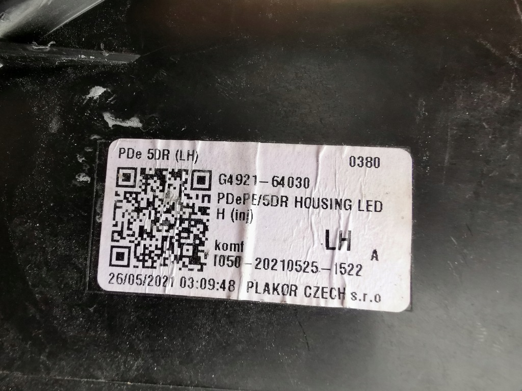 фото №15, Hyundai i30 iii 3 lift 20r- лампа левая передняя левый перед full led