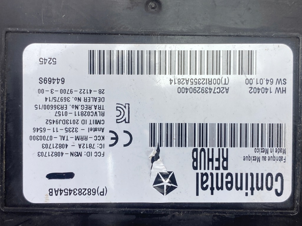 фото №5, Модуль keyless блок управления ключа dodge challenger charger 2015+ usa