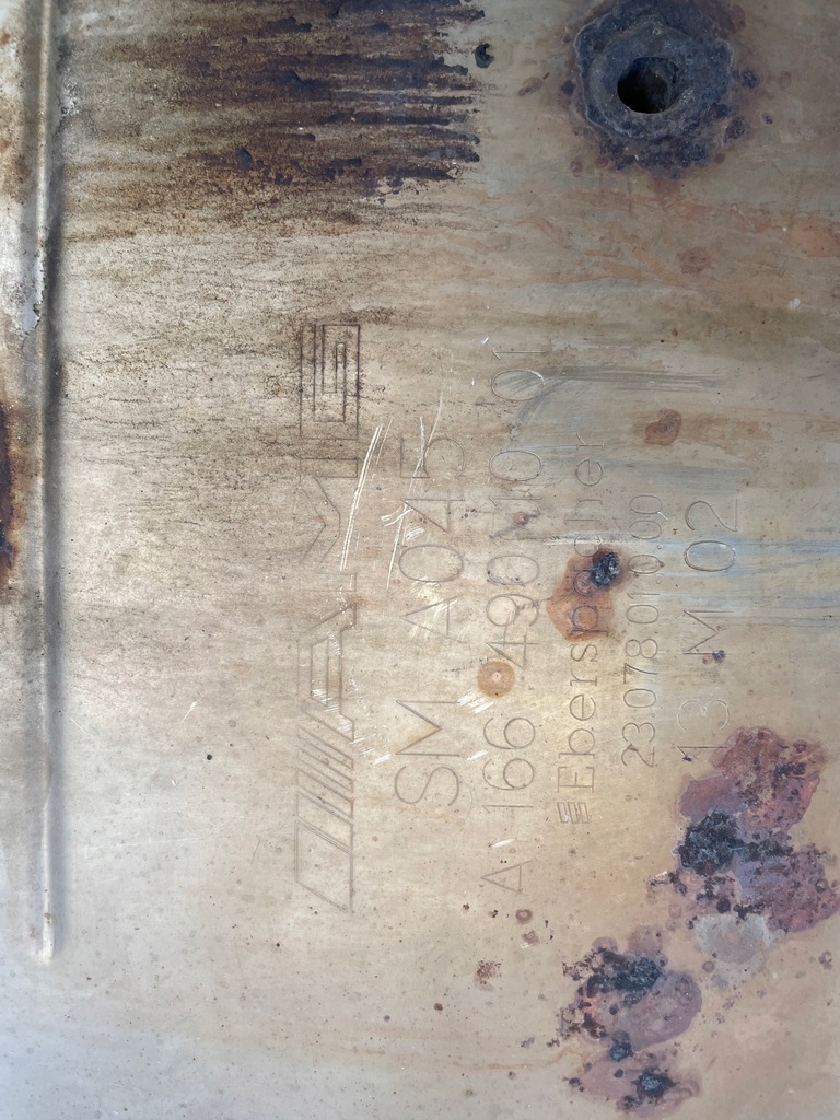 фото №6, Выхлоп гаситель a1664909001 mercedes x166 gl gls 4,7 v8