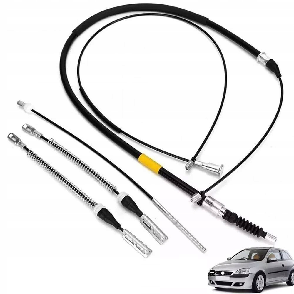 фото №1, 5x троси трос гальма ручного opel corsa c - гальма барабанні