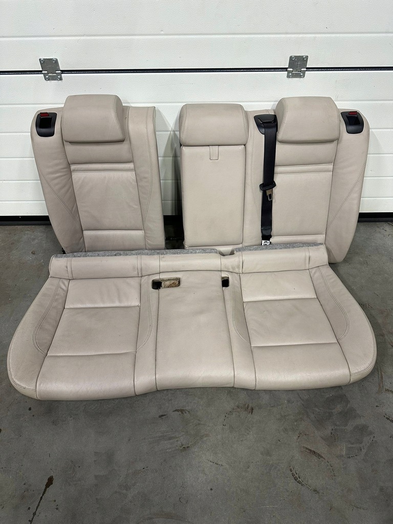 фото №12, Bmw x6 e71 сидіння заднє сидіння водія світлий krem обшивки 14r