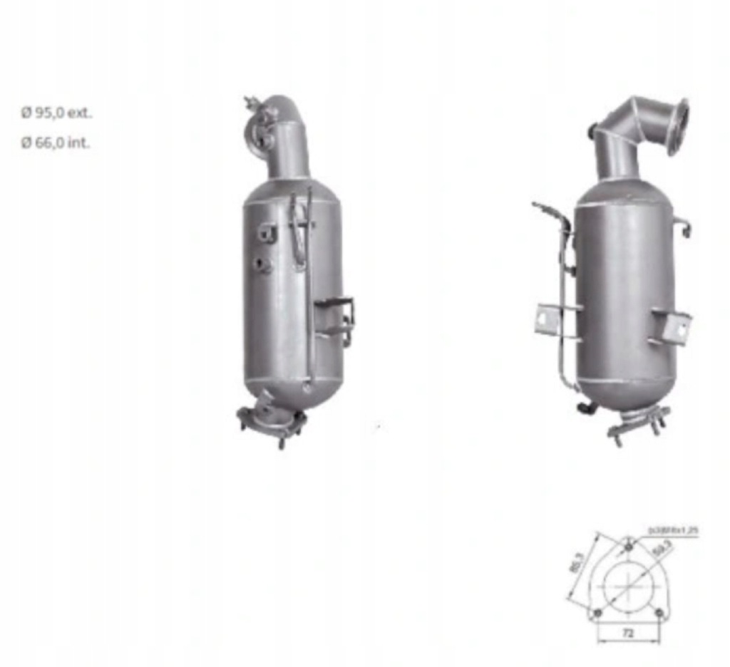фото №1, Фільтр часток твердих dpf - opel cascada insignia a zafira c - 2.0cdti