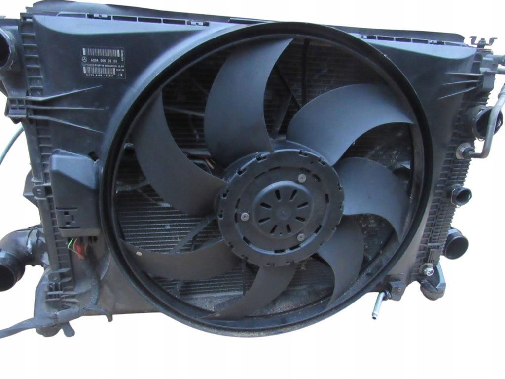 фото №11, Mercedes cls w218 218 3.5 cdi радиатор радиатор вентилятор комплект