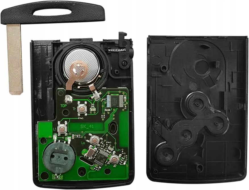 фото №2, Карта з електроніка i 4 кнопками 4a aes 433 mhz renault clio 4 captur