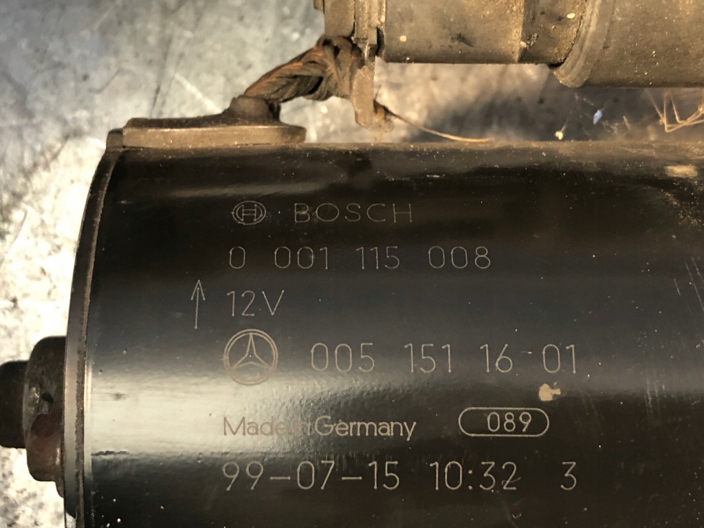 Стартер mercedes w168 1.7cdi 0001115008 Недорого