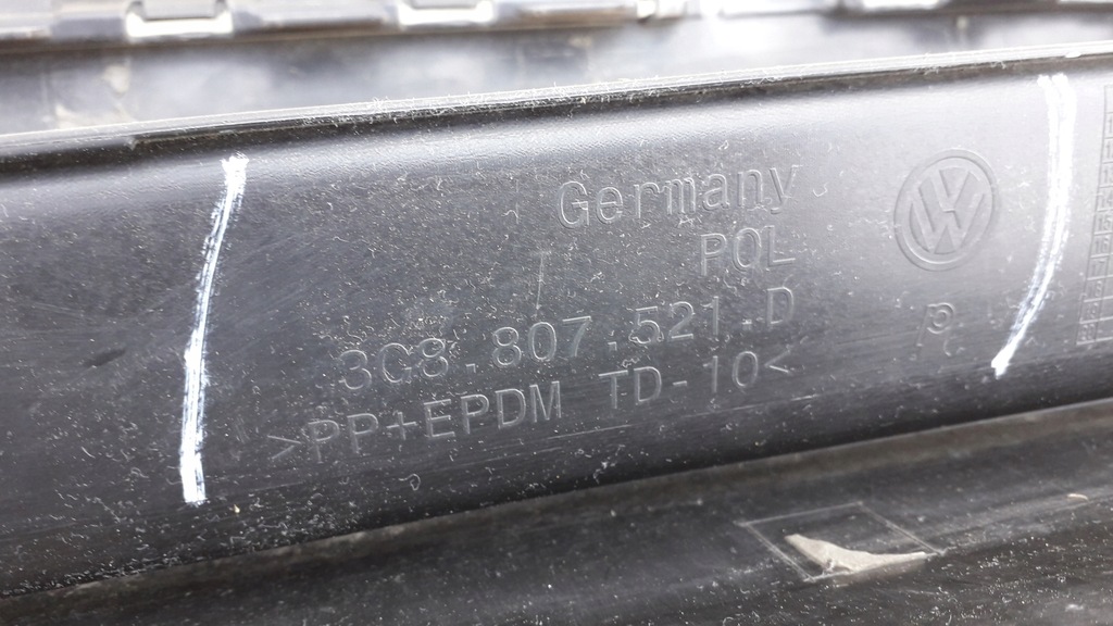 фото №10, Vw passat cc lift 11- накладка бампера задняя