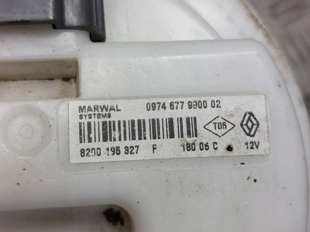 фото №5, Помпа топлива + поплавок renault modus i 1.2 16v 8200195827f