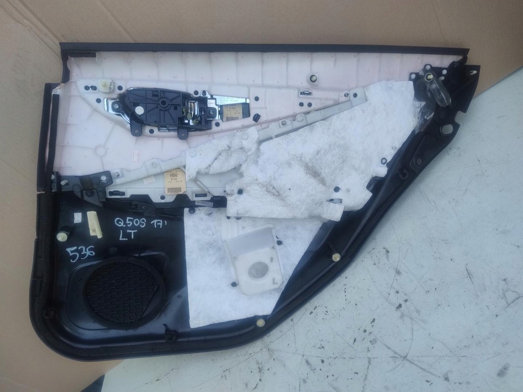 фото №5, Обшивка двері лівий задня infiniti q50s 829774ga0a