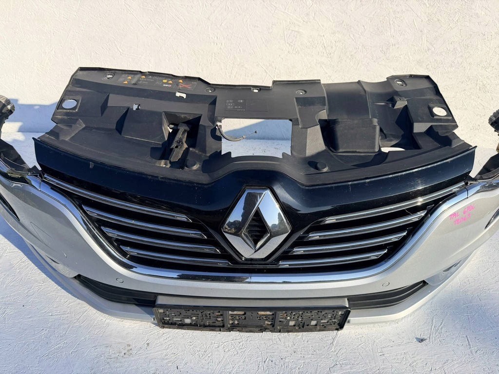 фото №7, Talisman бампер передній перед 6 pdc led kompletny сріблястий ted69