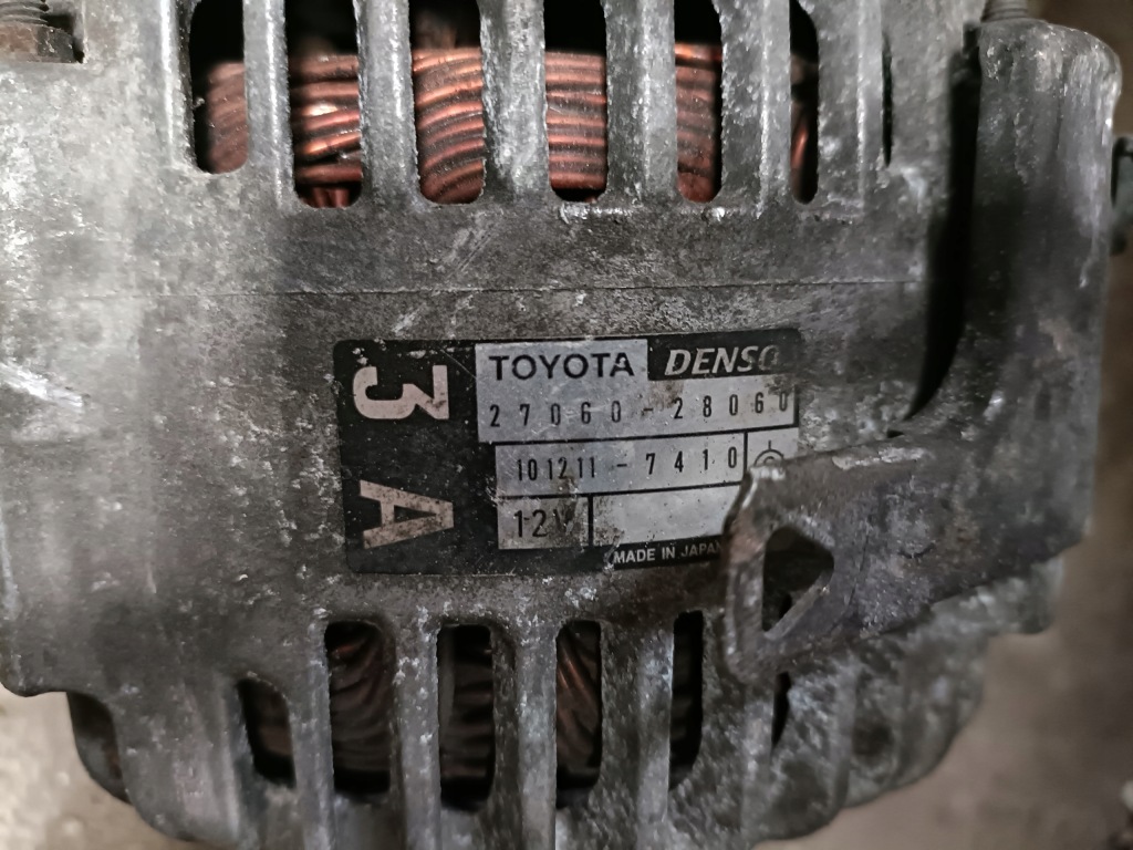 фото №4, Генератор denso toyota avensis 2,0 27060-28060