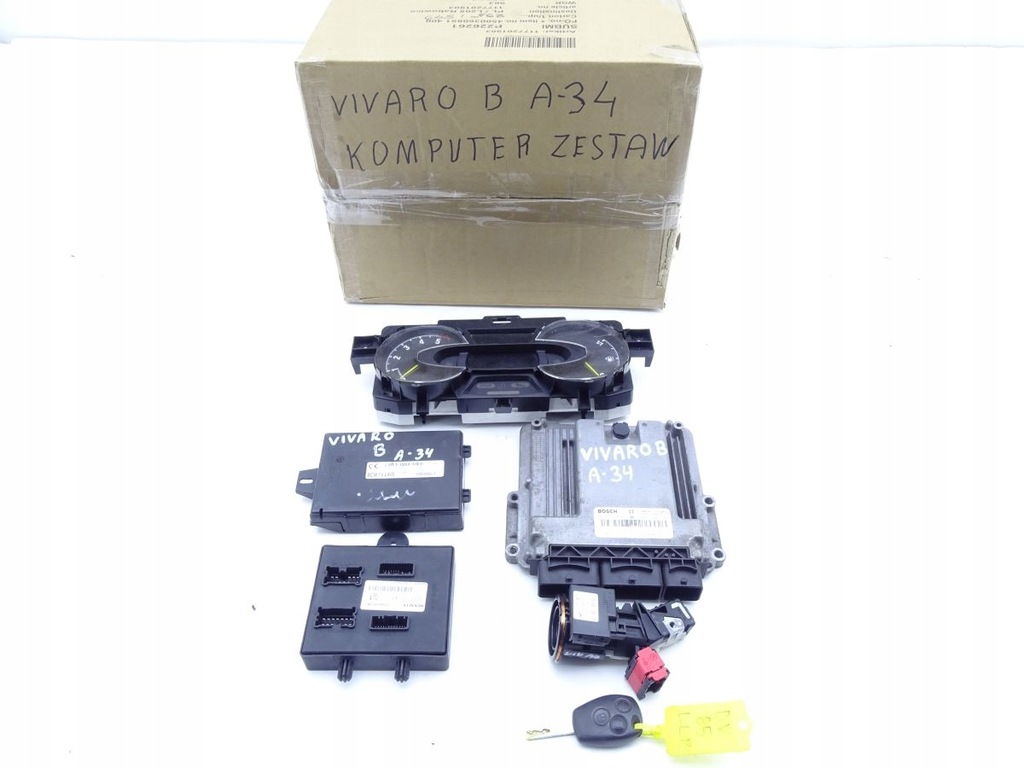 фото №16, Renault trafic iii opel vivaro b 1.6 dci бортовой компьютер двигателя набор стартовый