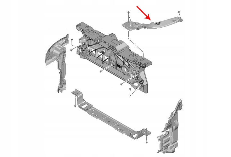 фото №4, Напрямна панель фари поперечина передній лівий toyota proace 16-