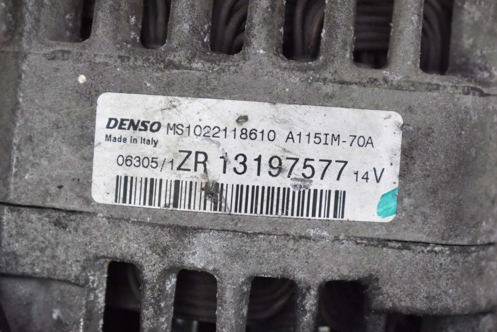 фото №8, Генератор 13197577 opel corsa c 1.3 cdti 70 km 03-06