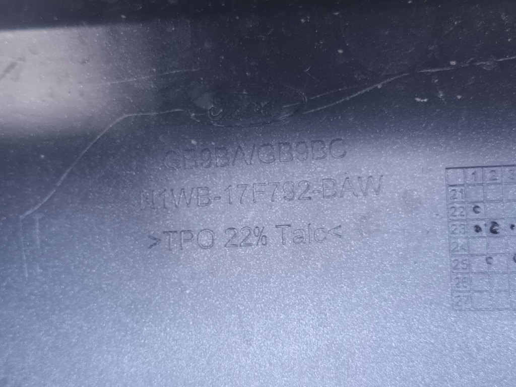 фото №8, Спойлер pod бампер передний ford ranger raptor перед 2023 -