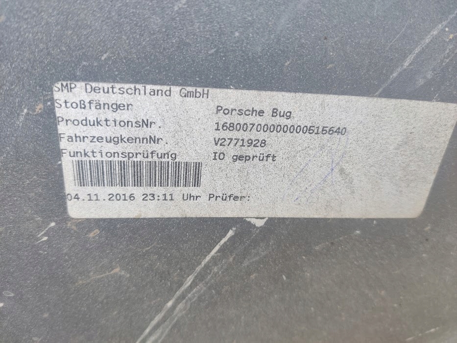 фото №8, Porsche 911 991 lift 2016-19 бампер передний перед
