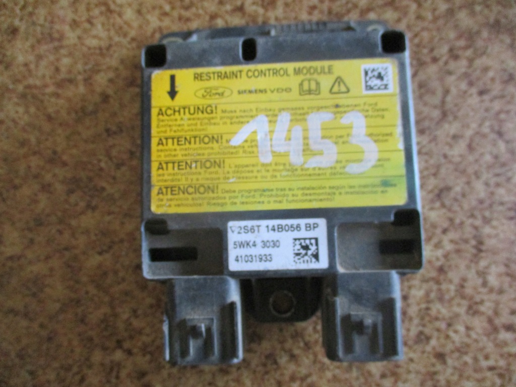 фото №1, Модуль air bag ford fusion fiesta mk6 2s6t14b056bp