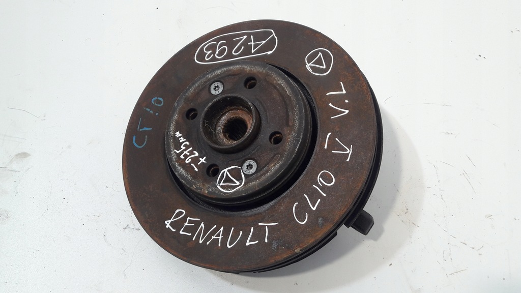 фото №1, Renault clio v поворотний кулак лівий перед ступиця 199r