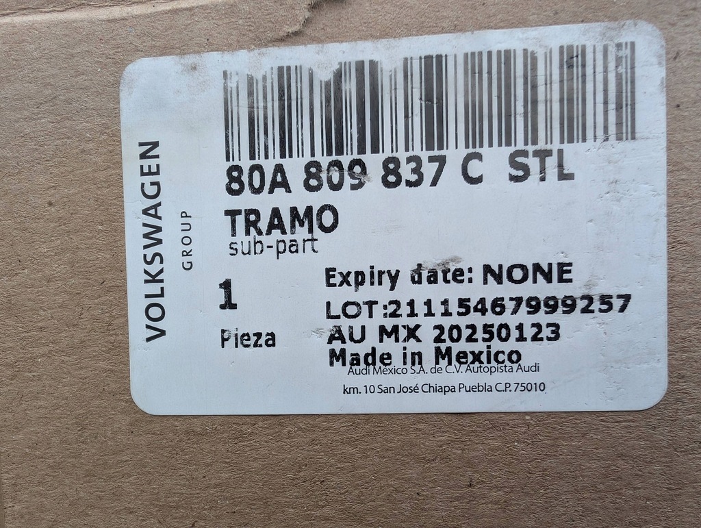 фото №10, Audi q5 sq5 ii 80a гибрид задний крыло левый задняя 19-24 80a809837c новый ory