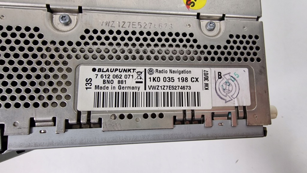 фото №3, Vw tiguan passat golf eos радио навигация 1k0035198cx