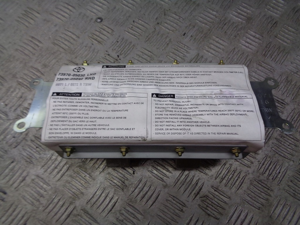 фото №1, Подушка подушка безпеки пасажира toyota avensis t22