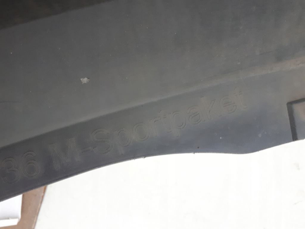 фото №11, Bmw 4 f32 m-pakiet 2012- бампер задний накладка нижняя спойлер 51128054563