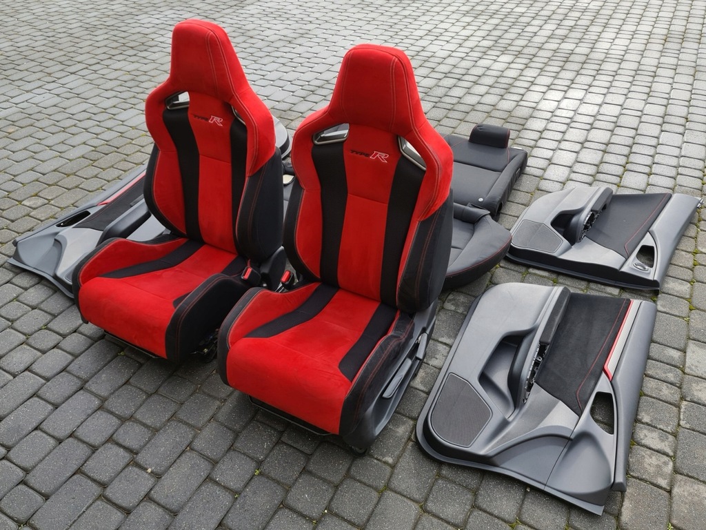 фото №5, Сиденья карбон заднее сиденье задняя обшивки середина салон honda civic x fk8 type r 22r