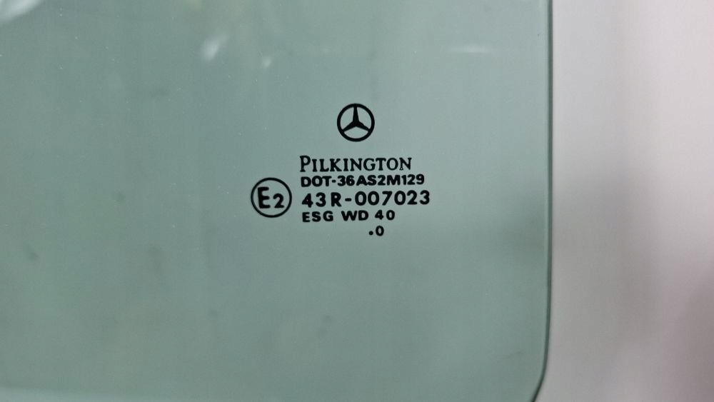 фото №8, Стекло дверь coupe перед сторона левая mercedes-benz slk r170 dot36as2m129