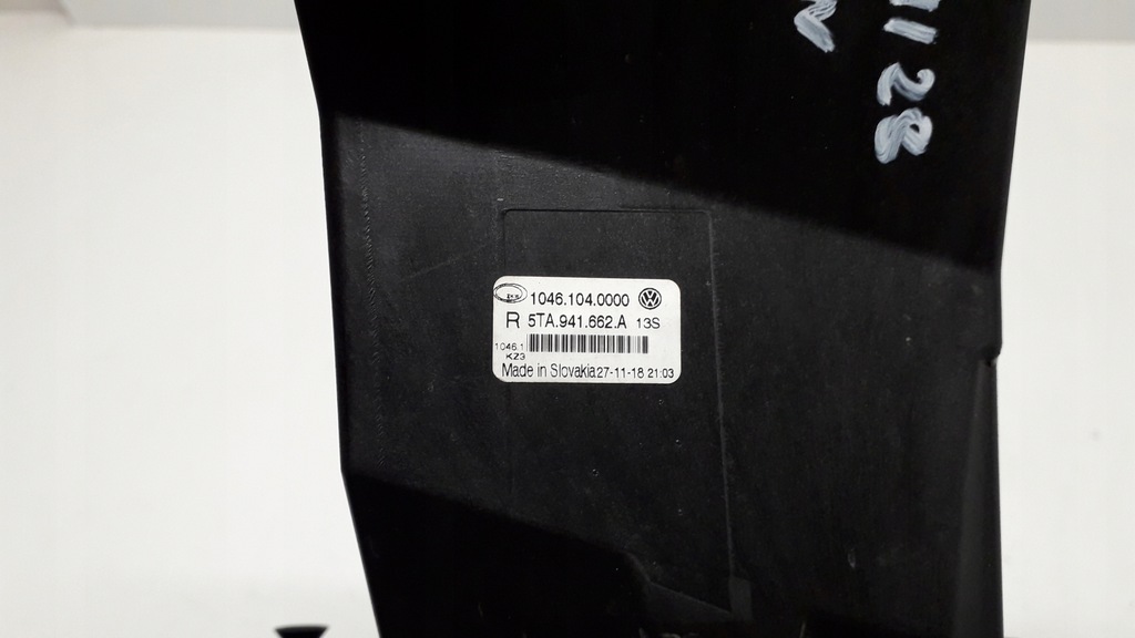 фото №11, Vw touran ii 2 15- противотуманная фара перед правый 5ta941662a