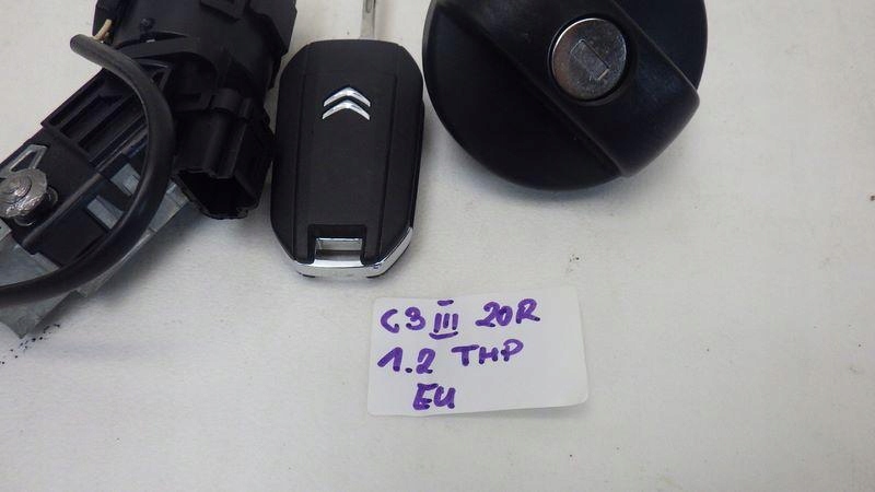 фото №10, Замок зажигания ключ крышка europa citroen c3 iii 1.2 thp 9663123380