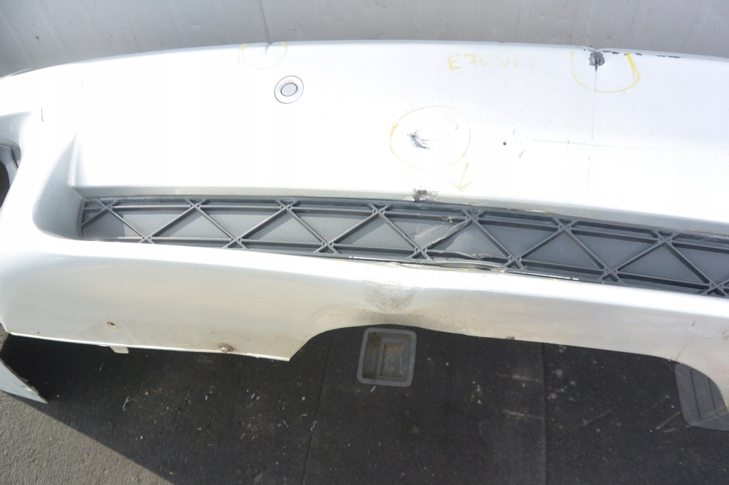 фото №7, Bmw e70 x5 бампер задняя задний mpakiet 06-10 354/7 kompletny pdc