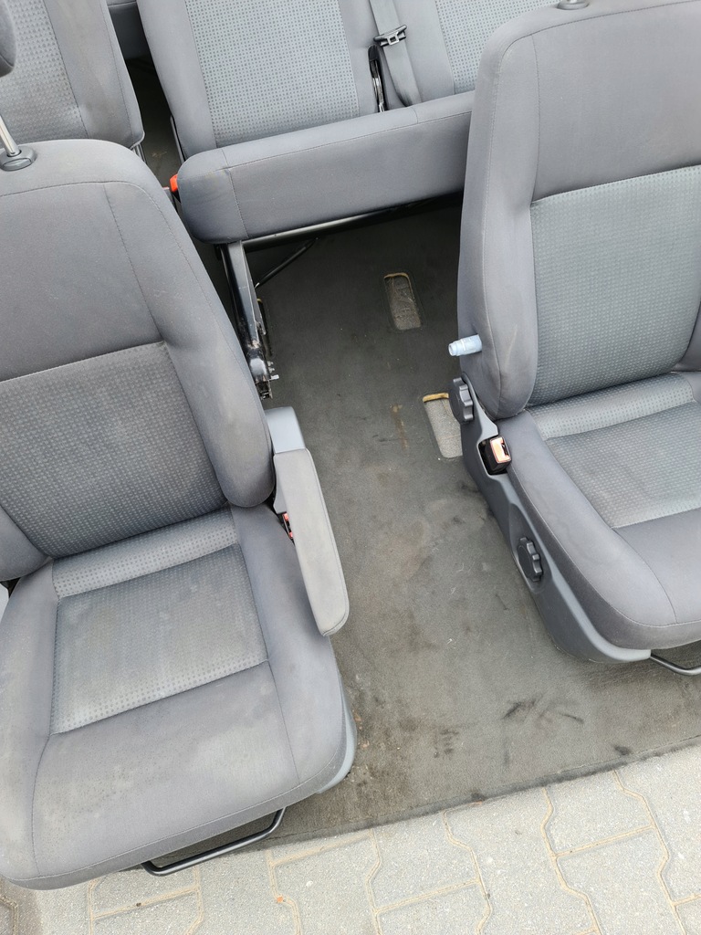 фото №9, T5 7h lift комплект сидений подставка для сиденья заднее сиденье коврик