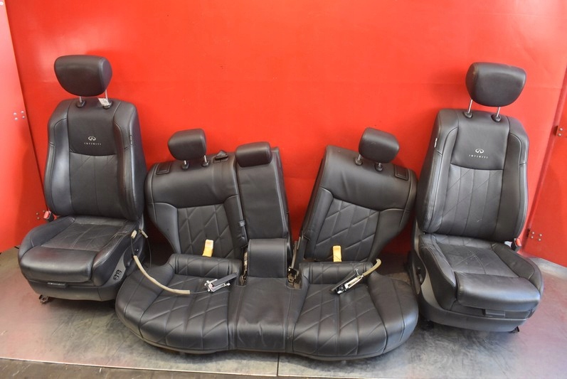 фото №5, Сиденье сиденья комплект обшивка обшивки кожаный eu infiniti fx 2 ii lift 11-13