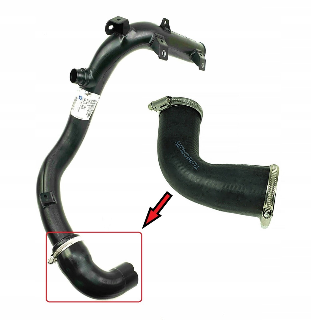 фото №1, Шланг интеркулер opel astra h 1.3 cdti 5835929