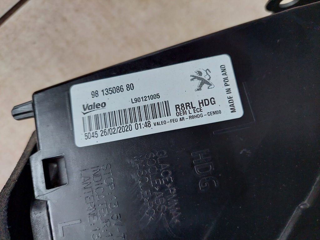 фото №14, Лампа задняя - full led - peugeot 508 ii