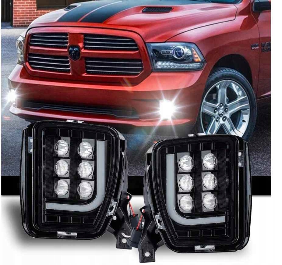 Dodge ram 1500 2013 - 2018 противотуманные фары led plus drl Цена