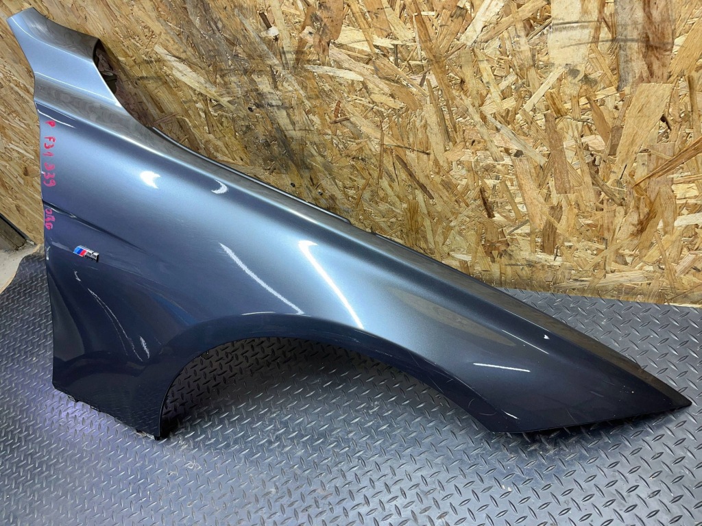 фото №9, Крыло перед сторона правая bmw 3 f30 f35 f31 b39 mineralgrau