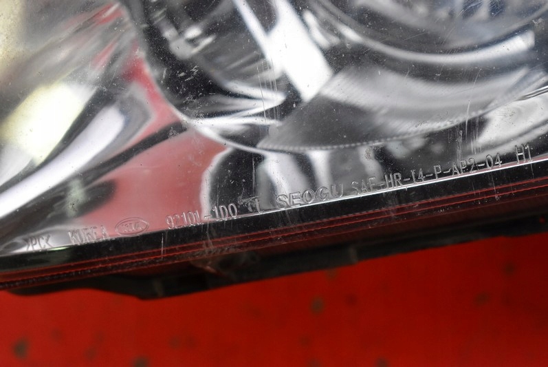 фото №12, Фара левый лампа перед линза eu 92101-1d0 kia carens 3 iii 06-10