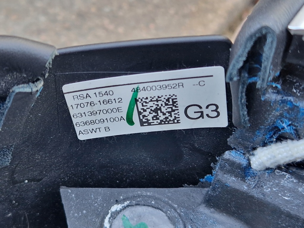 фото №12, Megane iv scenic iv talisman повітропровід шкіра мультифункція 484003952r 2016