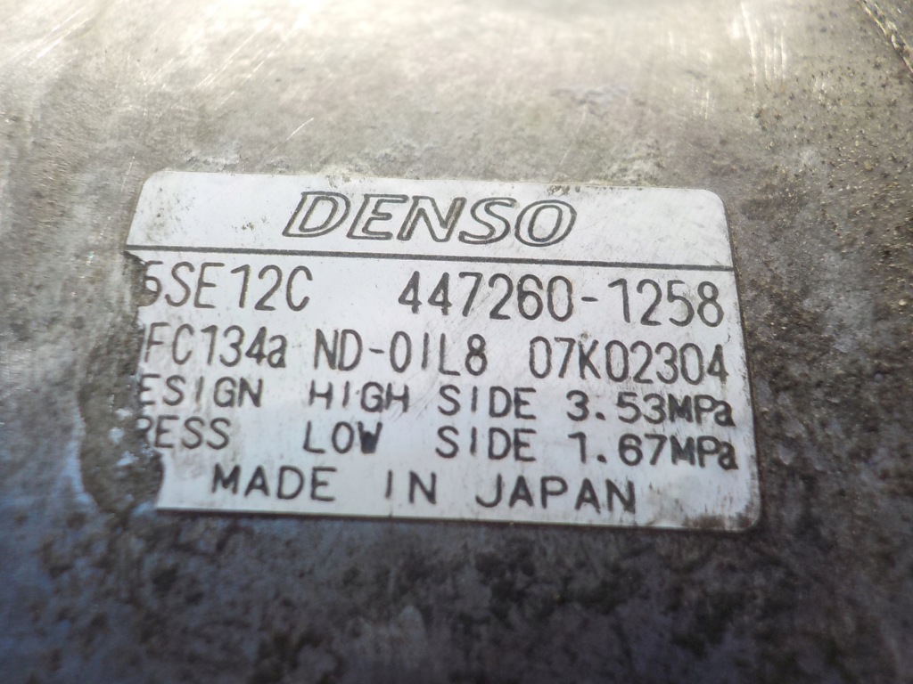 фото №6, Toyota rav4 iii 08r 2.0 vvti 1az-fe компрессор кондиционера 447260-1258