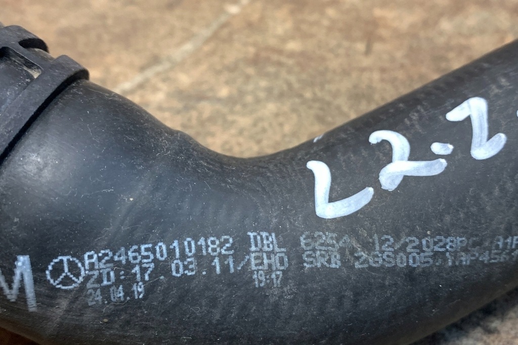 фото №6, Труба охолодження mercedes-benz cla coupe c117 a2465010182 2.0l бензиновий