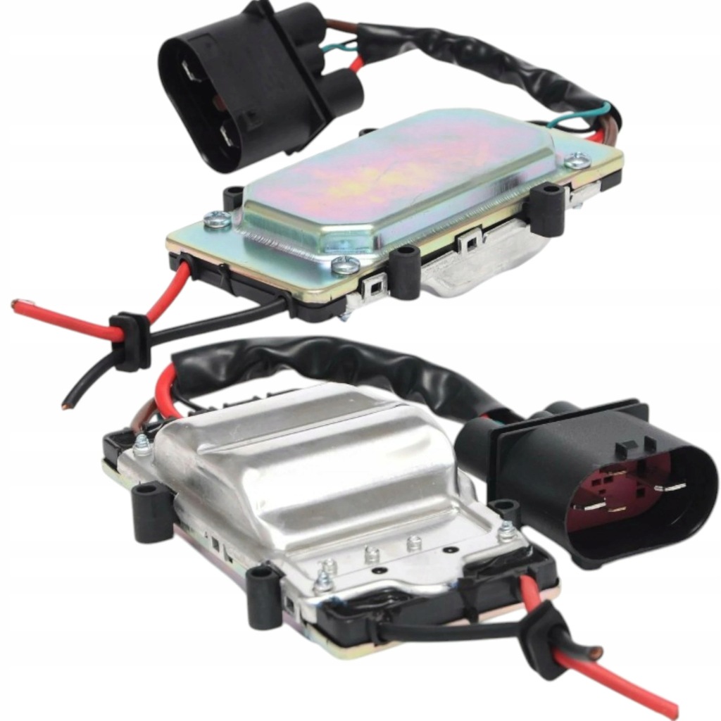 фото №1, Модуль вентилятора блок керування audi a6 c6 короткий кабель лівий